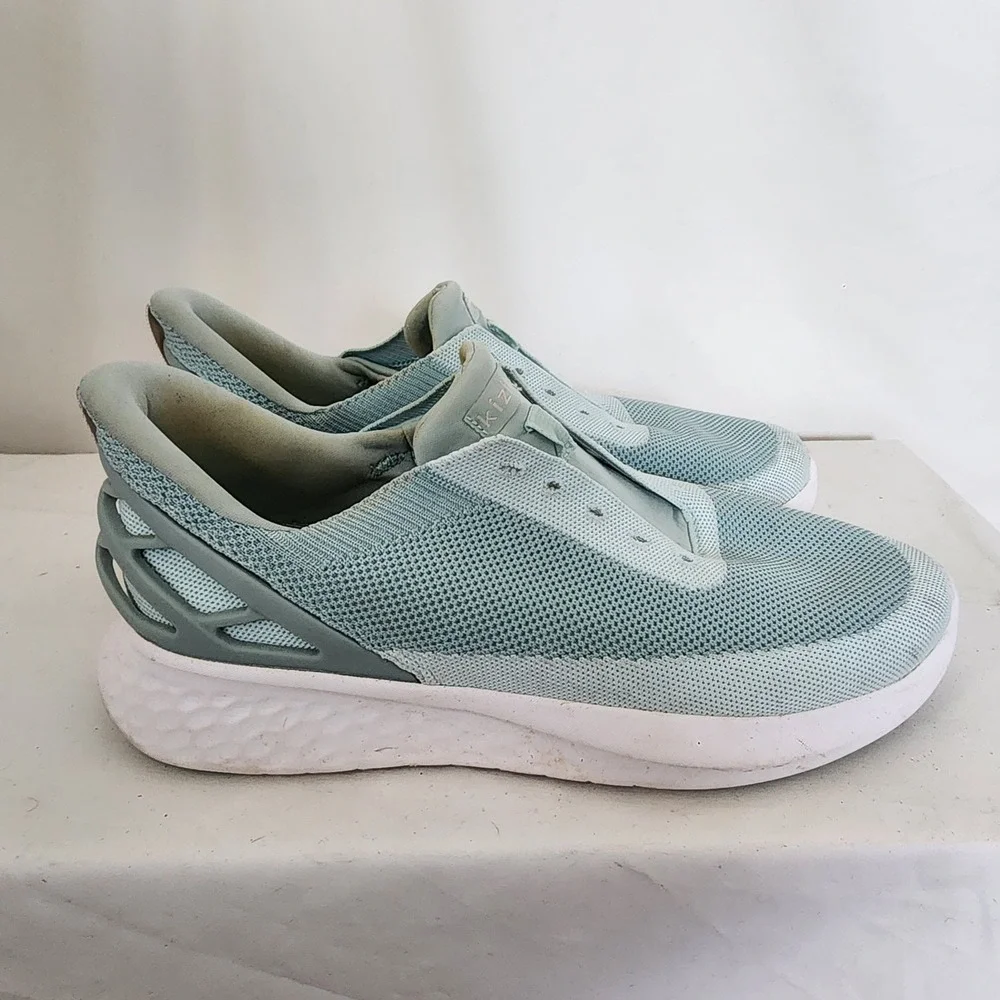 Kizik Shoes Turqoise Blue Mens 9 Womens 10.5 MISSING LACES